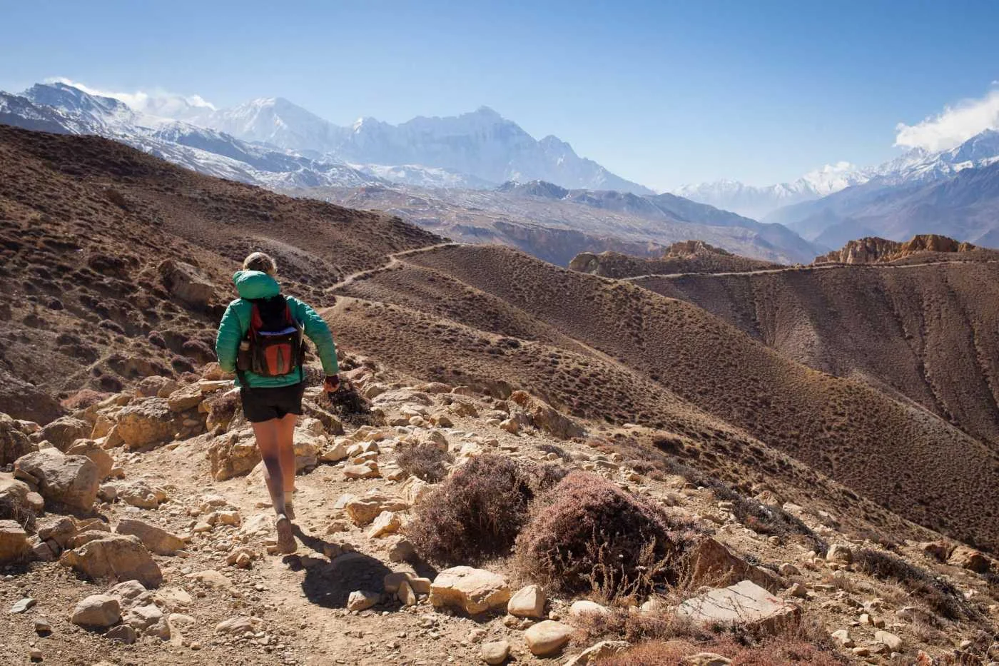 Trail running in Nepal